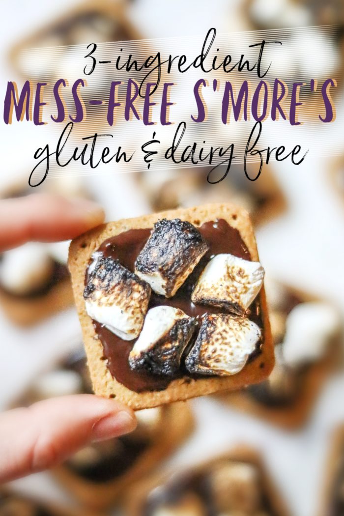 3-Ingredient Gluten & Dairy Free Mess-Free S’mores 🍫
