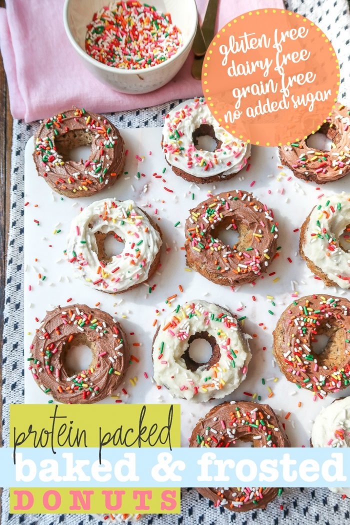 The Best Frosted Protein Donuts (gluten, grain & dairy free)