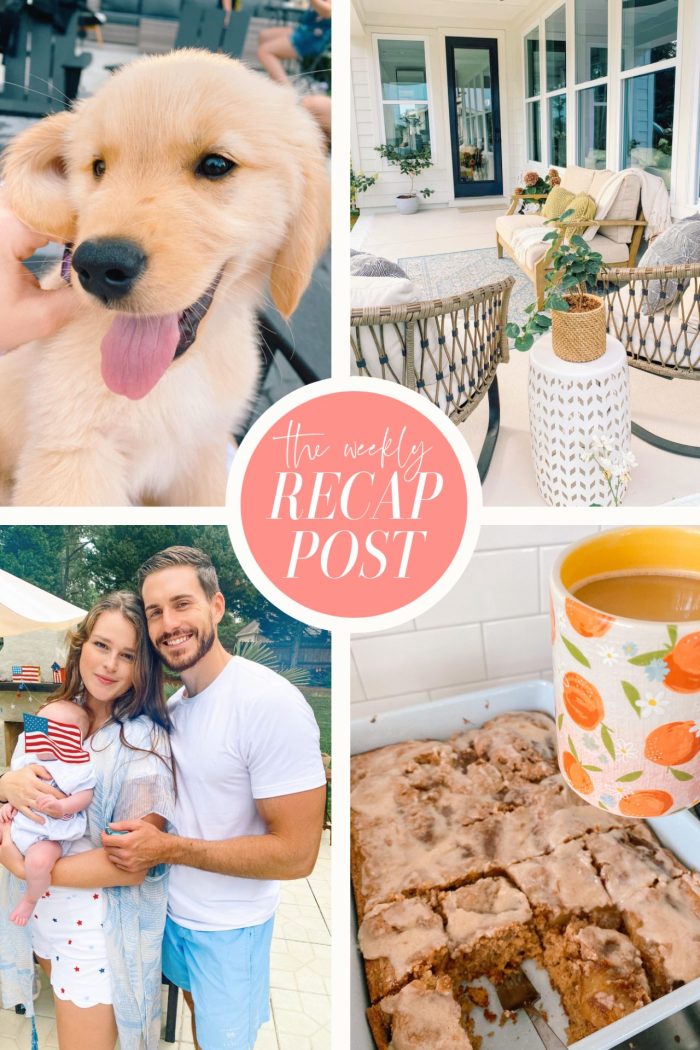 4th of July Weekend, A Patio Makeover, & Our First Date