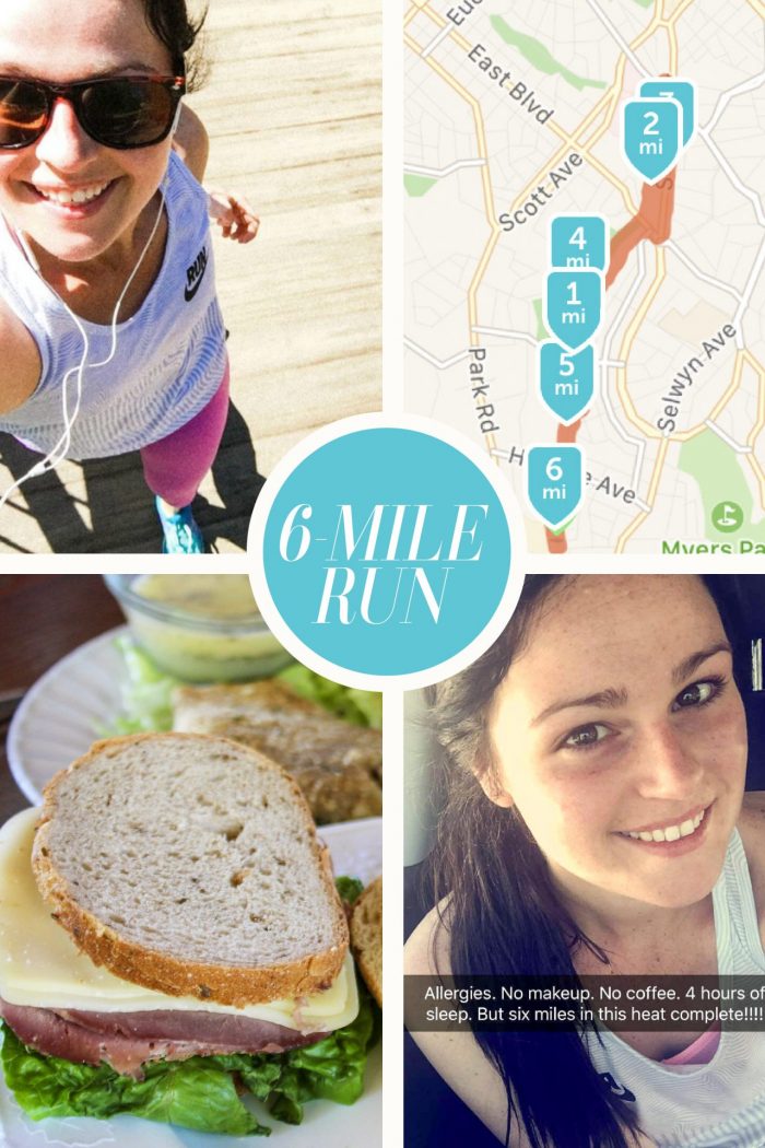 Half Marathon Training | Six Mile Run + Food (almost race day!)