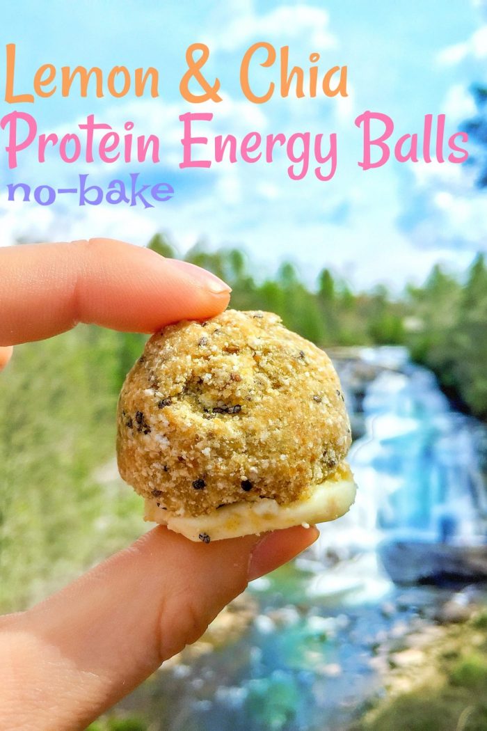 No-Bake Lemon & Chia Protein Energy Balls🍋