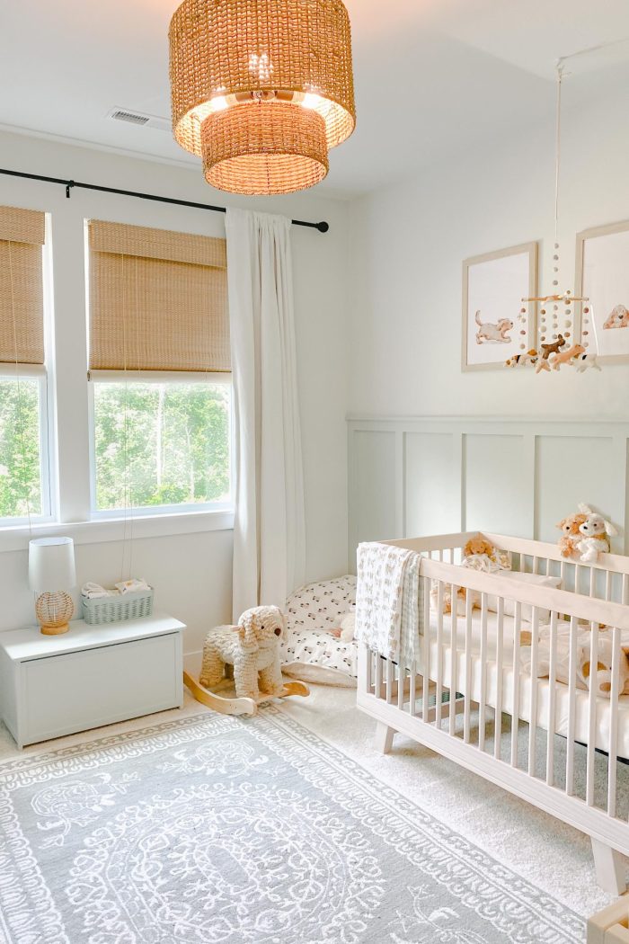 Puppy Themed Nursery | Cozy Neutral Colors