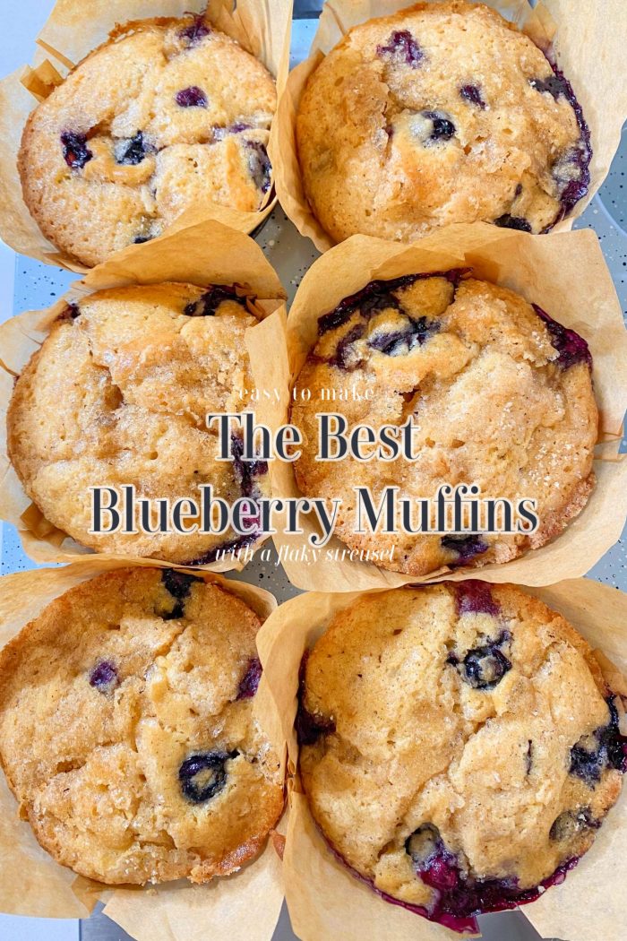 The Best Blueberry Muffins with a Flaky Streusel