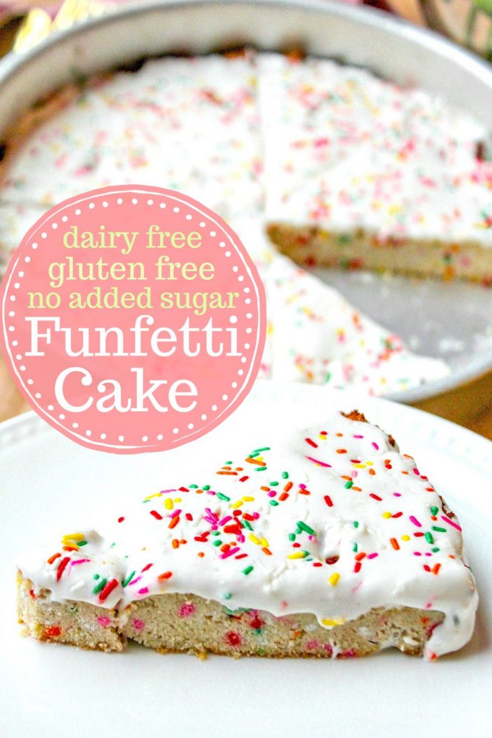 Funfetti Cake (Dairy & Grain Free + No Added Sugars)